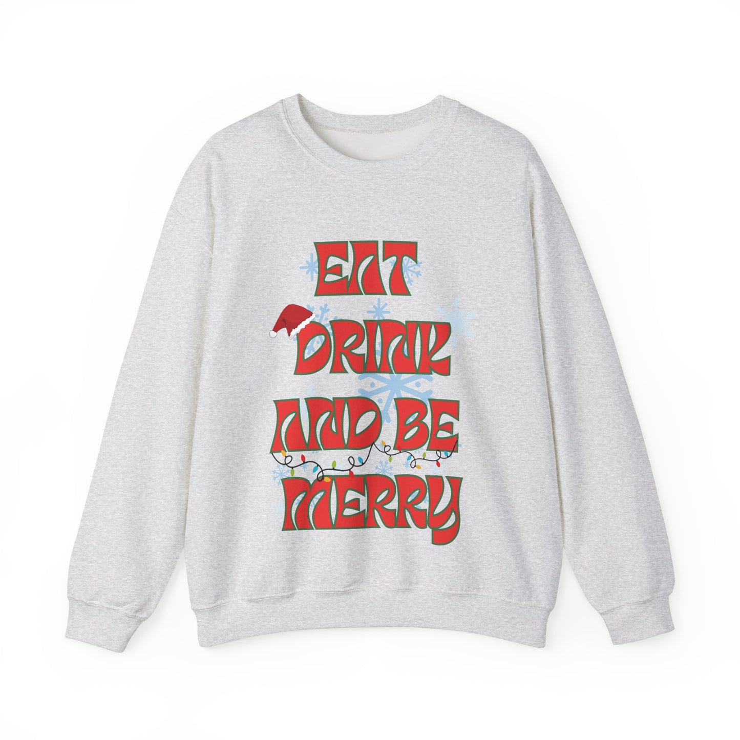 Eat Drink And Be Merry-Unisex Heavy Blend™ Crewneck Sweatshirt