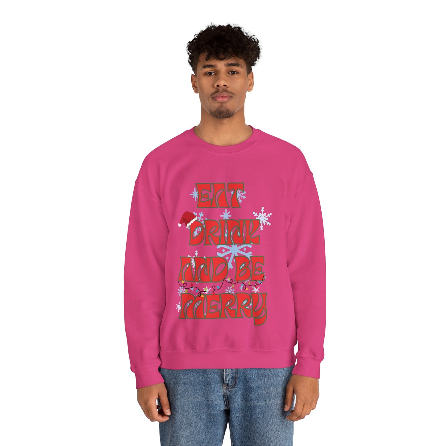 Eat Drink And Be Merry-Unisex Heavy Blend™ Crewneck Sweatshirt