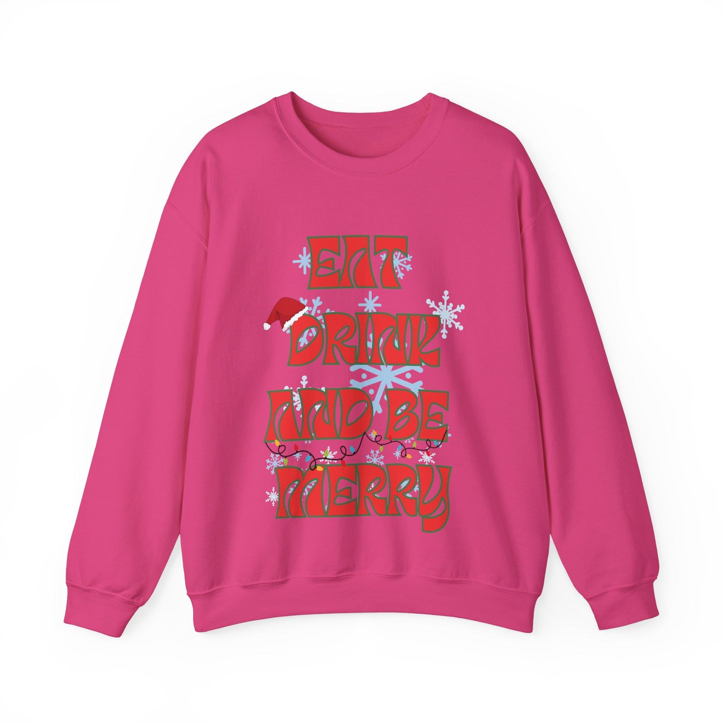 Eat Drink And Be Merry-Unisex Heavy Blend™ Crewneck Sweatshirt