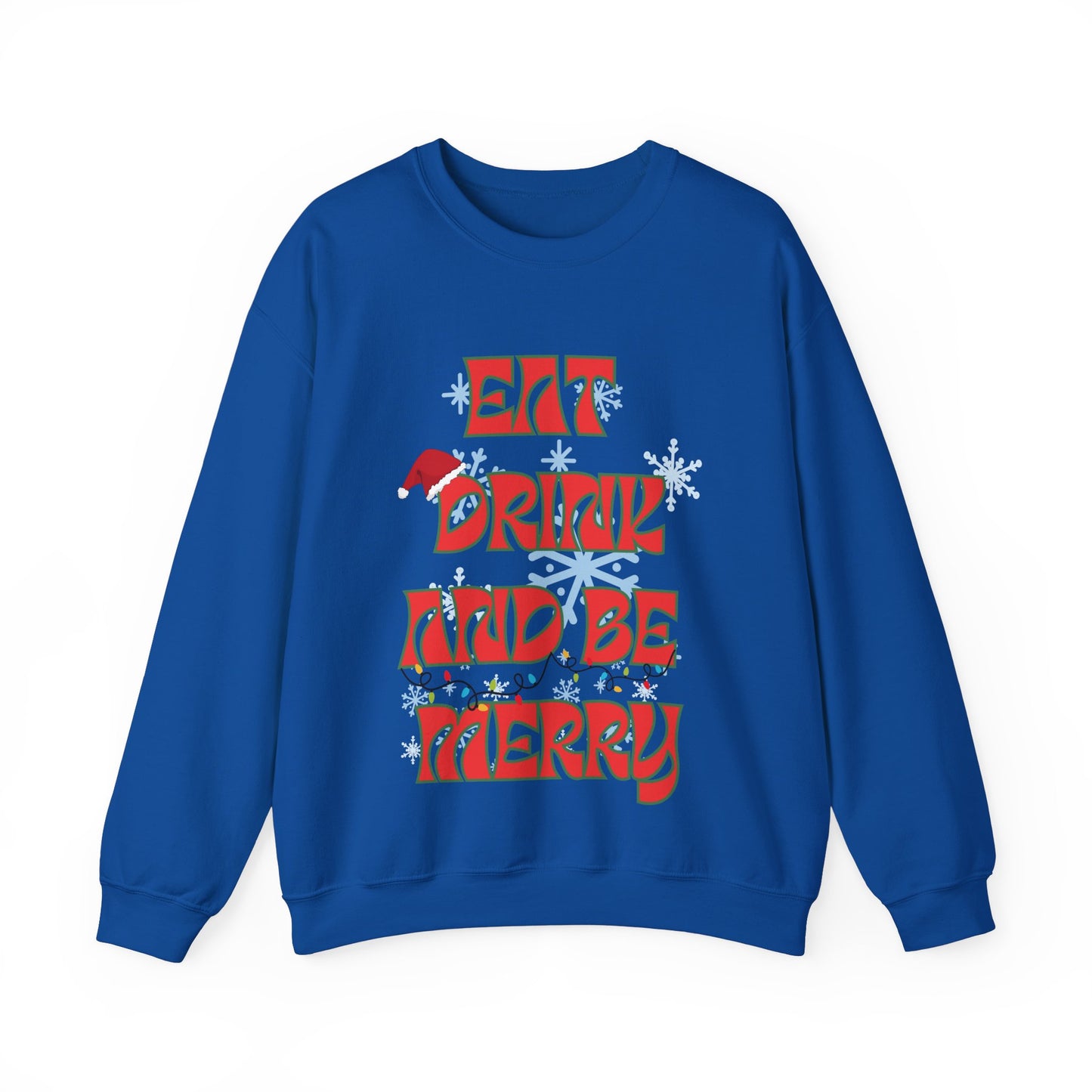 Eat Drink And Be Merry-Unisex Heavy Blend™ Crewneck Sweatshirt