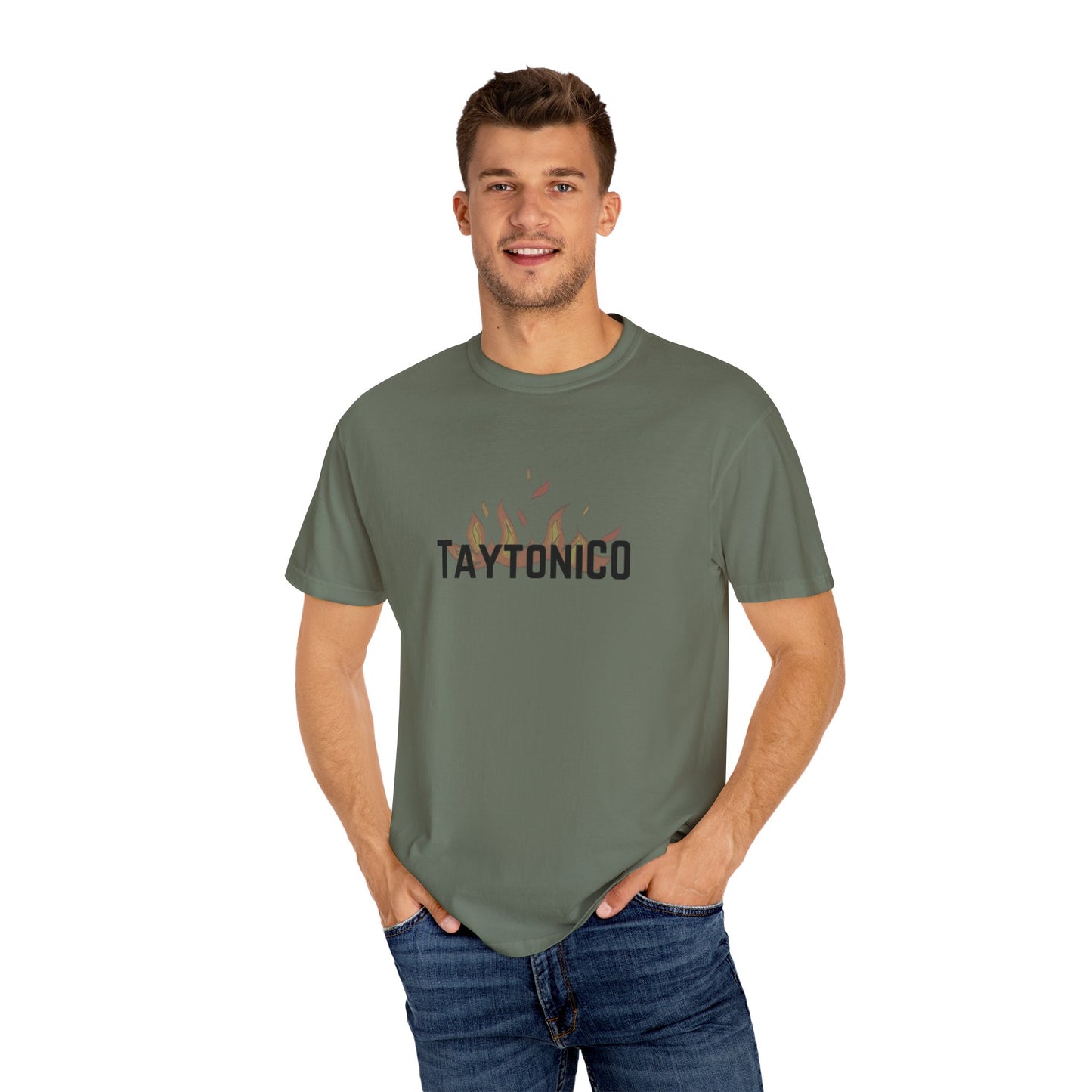 Unisex Garment-Dyed T-Shirt - TAYTONICO Graphic Tee for Casual Wear