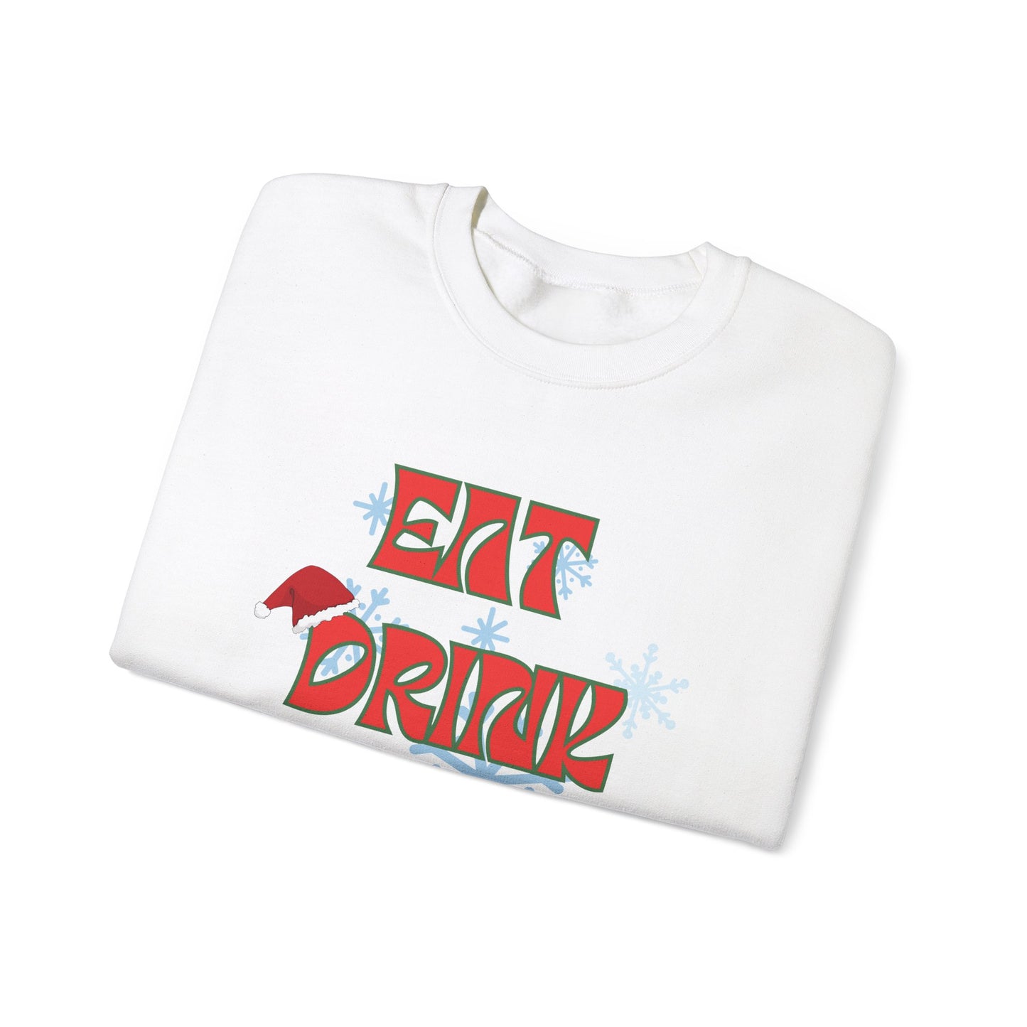 Eat Drink And Be Merry-Unisex Heavy Blend™ Crewneck Sweatshirt