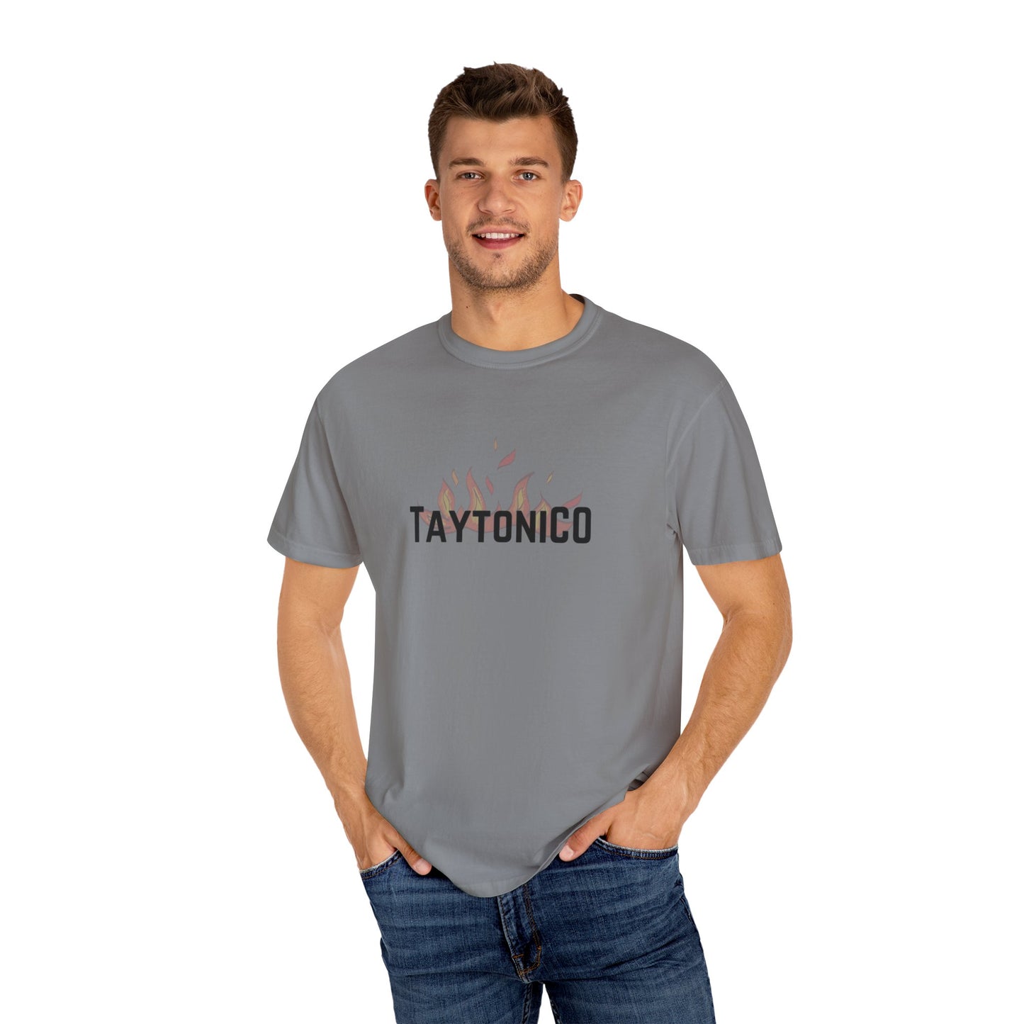 Unisex Garment-Dyed T-Shirt - TAYTONICO Graphic Tee for Casual Wear