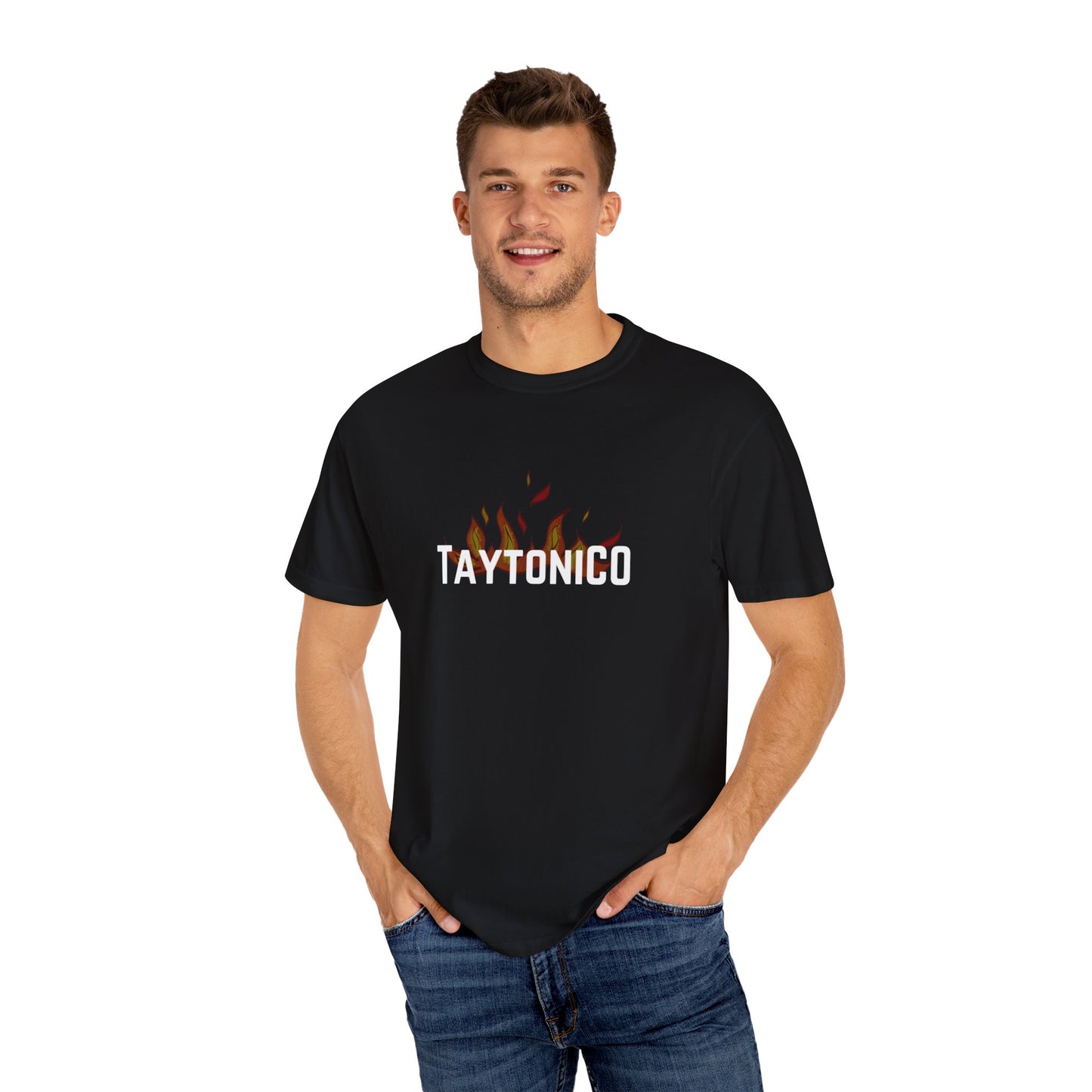 Unisex Garment-Dyed T-Shirt - TAYTONICO Graphic Tee for Casual Wear