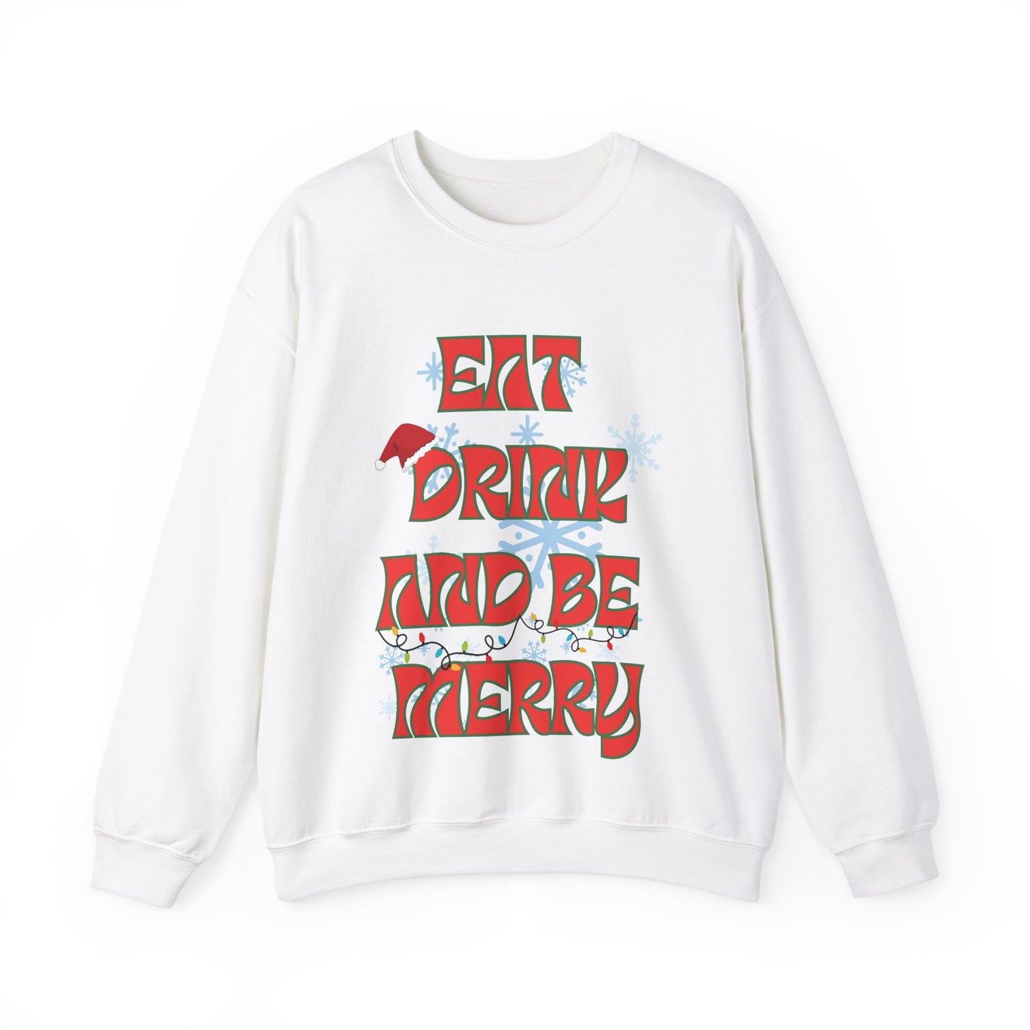 Eat Drink And Be Merry-Unisex Heavy Blend™ Crewneck Sweatshirt