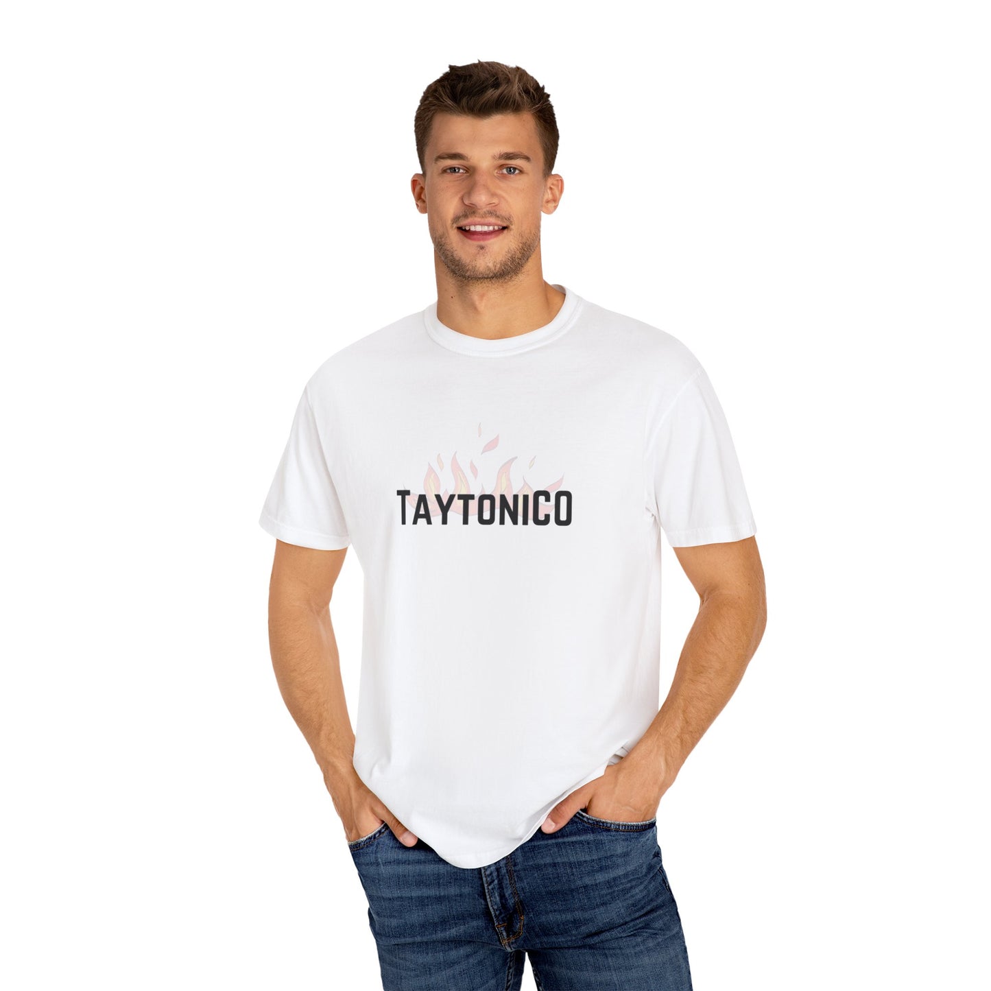 Unisex Garment-Dyed T-Shirt - TAYTONICO Graphic Tee for Casual Wear